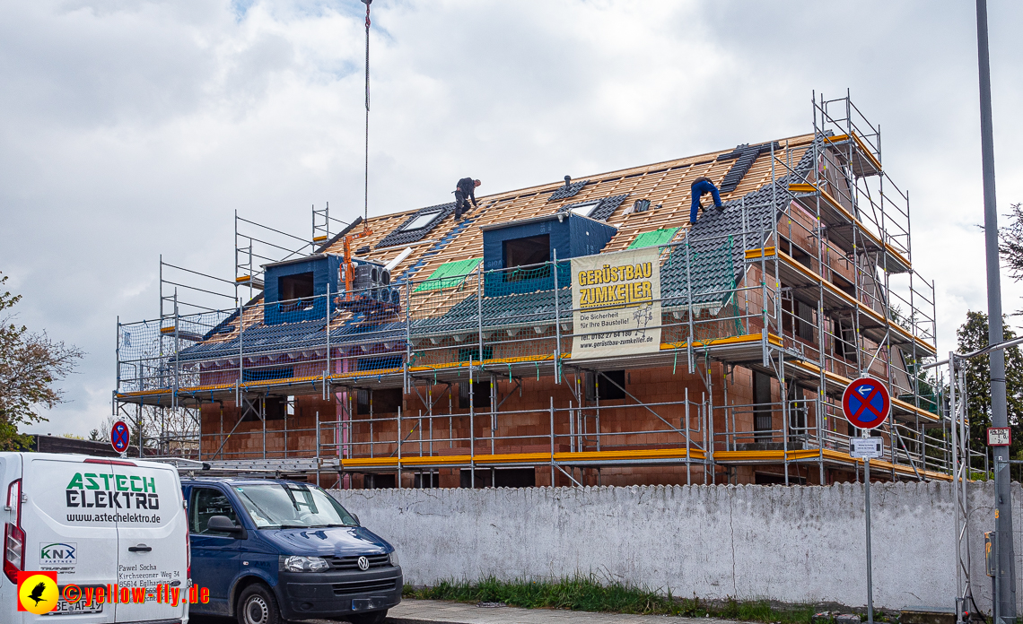 26.04.2023 - Burgfotos von der Baustell Niederalmstraße 16 in Neuperlach